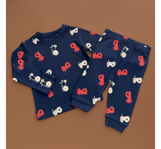 Піжама George, реглан з штанами, темно-синій/траторці
