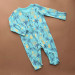 Чоловічок George, закрита ніжка, блакитний/хвиля пальми
