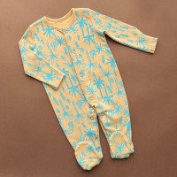 Чоловічок George, закрита ніжка, гірчичний/пальми