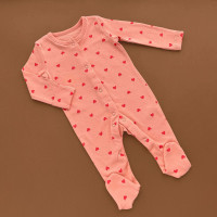 Чоловічок George, закрита ніжка, пудровий/сердечко