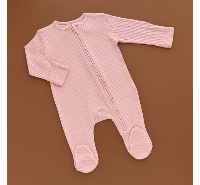 Чоловічок George, закрита ніжка. пудровий/рубчик