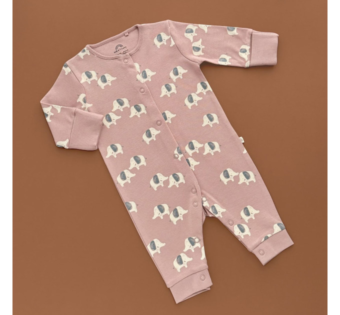 Чоловічок H&M, відкрита ніжка, пильна роза/слоники