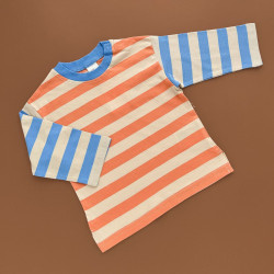 Реглан H&M, помаранчевий, блакитний/полоска