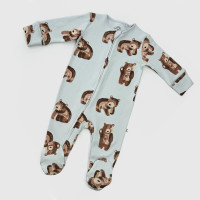 Чоловічок Next, закрита ніжка, блакитний/ведмеді