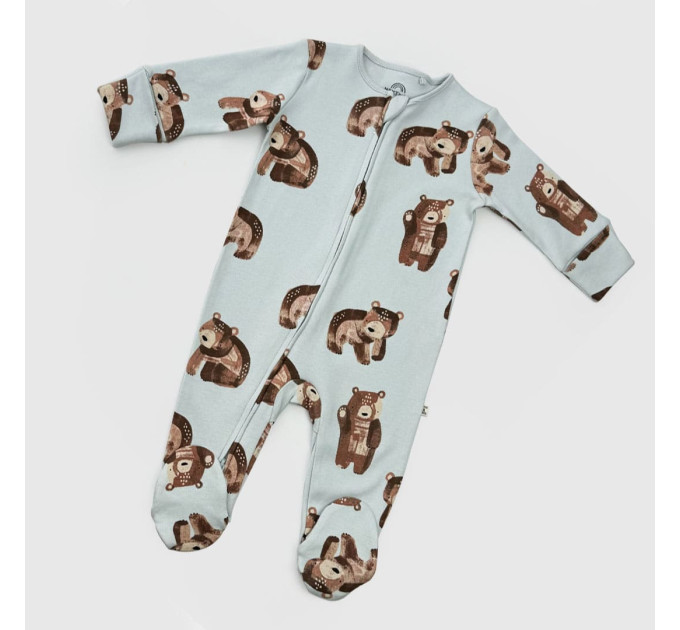 Чоловічок Next, закрита ніжка, блакитний/ведмеді