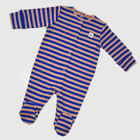 Чоловічок Next, закрита ніжка, коричневий/синя полоска