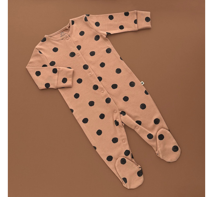 Чоловічок Next, закрита ніжка, коричневий/чорна цяточка