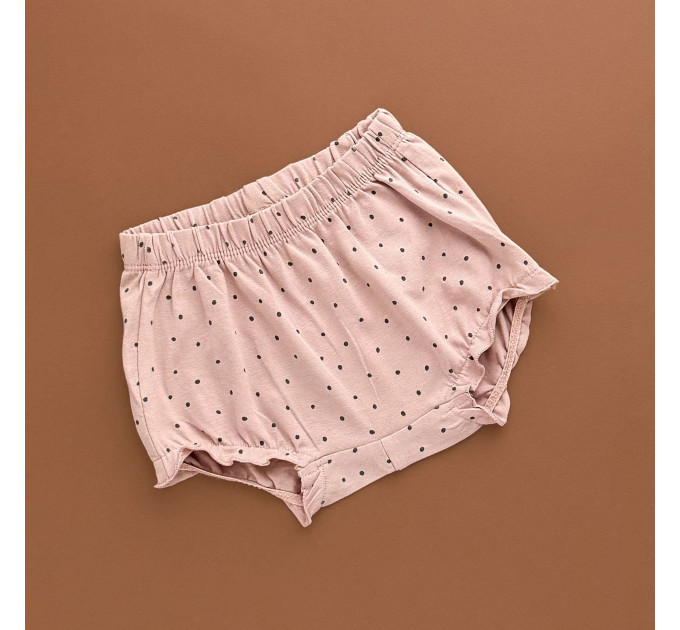 Шорти H&M, пудровий/чорні цяточки