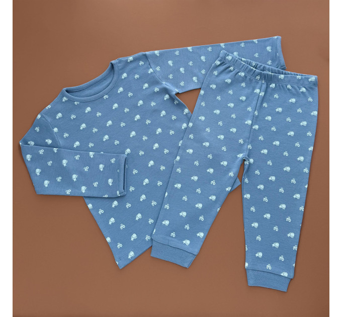 Піжама George, реглан з штанами, синій/транспорт