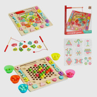 Іграшка сортер 4FUN Game Club Wood Ігровий центр 5ть видів міні ігр  30351 (12)