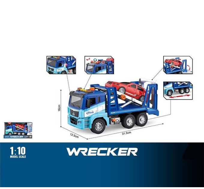 Евакуатор WY 1120 A (18) підсвітка, звук, інерція, довжина 31 см