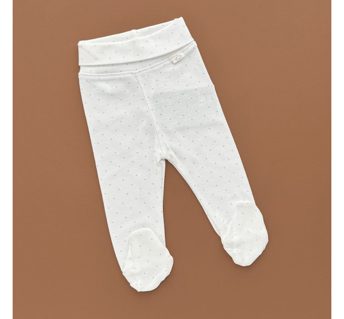 Повзунки George, молочний/крапочка