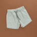 Шорти котонові H&M, м'ятний/полоска