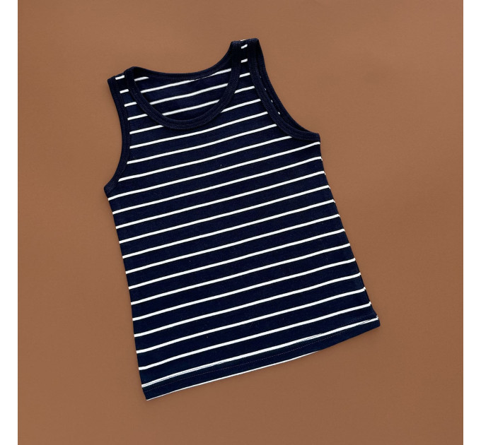 Майка George, синій/біла полоска