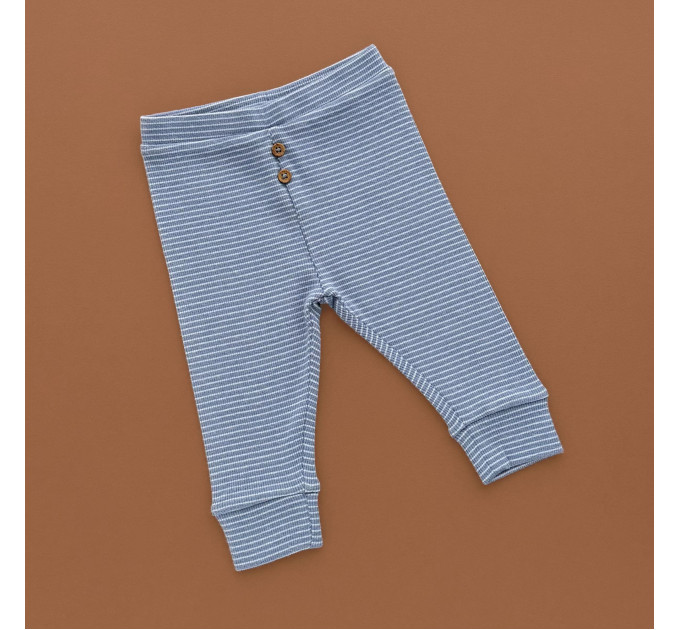 Штани Next, блакитний/ полоска, гудзики