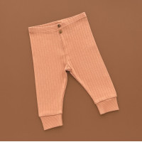 Штани Next, кораловий/ широкий рубчик