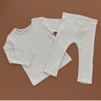 Костюмчик George Реглан з штанами, рубчик/бежевий