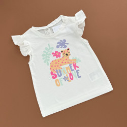 Футболка H&M, білий/тигриня summer of love