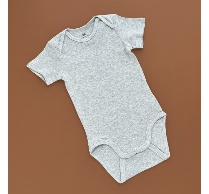 Боді H&M з коротким рукавом, сірий