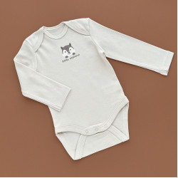 Боді C&A з довгим рукавом, бежевий/борсук little explorer