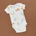 Боді Carter's з коротким рукавом, молочний/транспорт