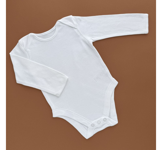 Боді George з довгим рукавом, білий
