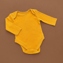 Боді George з довгим рукавом, гірчичний