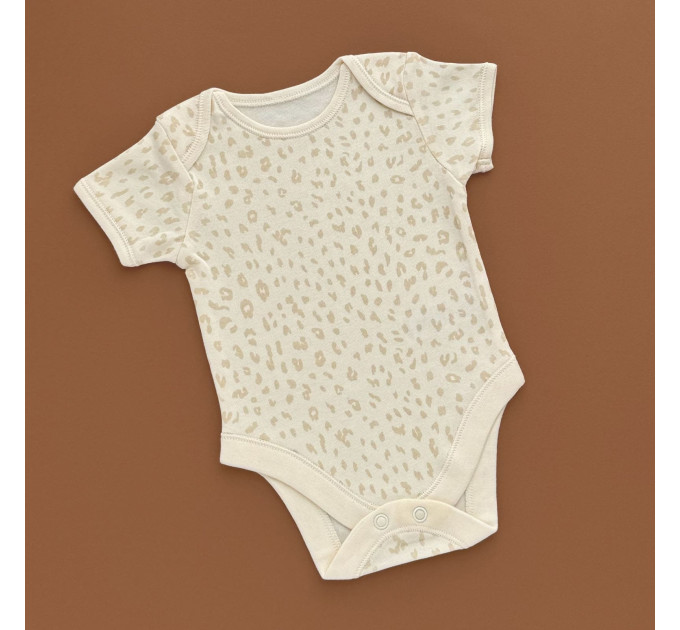 Боді George з коротким рукавом, світло-бежевий/цяточки