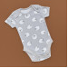 Боді George з коротким рукавом, сірий/принт овечок