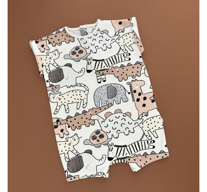 Пісочник Next, молочний/принт тваринок