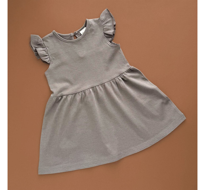 Сукня H&M, короткий рукав, графітовий