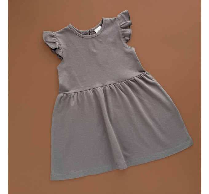 Сукня H&M, короткий рукав, графітовий