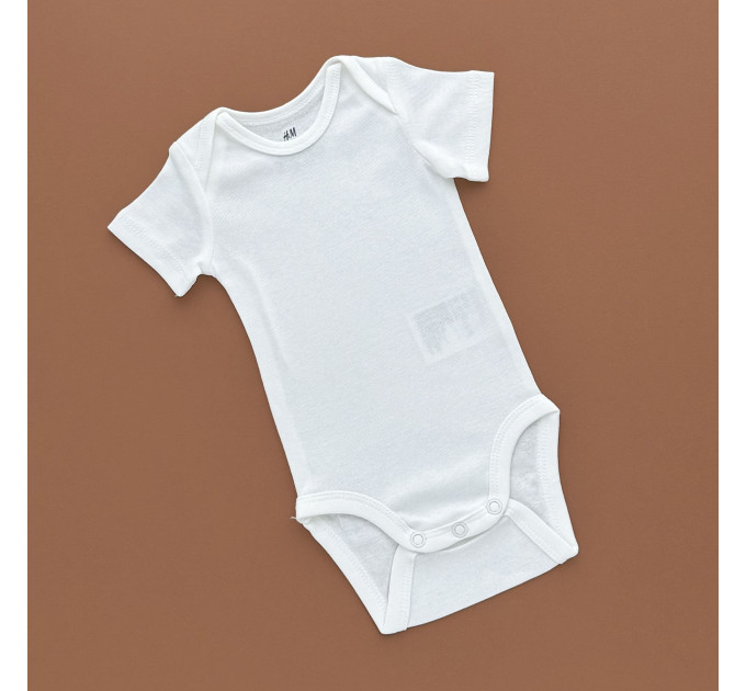Боді H&M короткий рукав, молочний