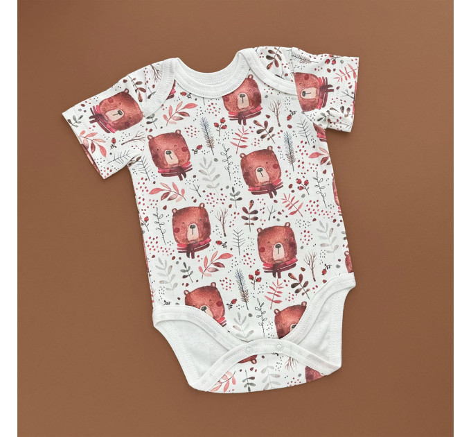 Боді Little Angel з коротким рукавом, ведмедики