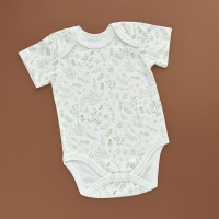 Боді Little Angel з коротким рукавом, зелений/гілочки
