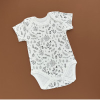 Боді Little Angel з коротким рукавом, чорний/гілочки