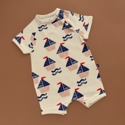 Пісочник Next, бежевий/принт кораблики