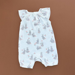 Пісочник Next, молочний/вафелька принт зайчиків