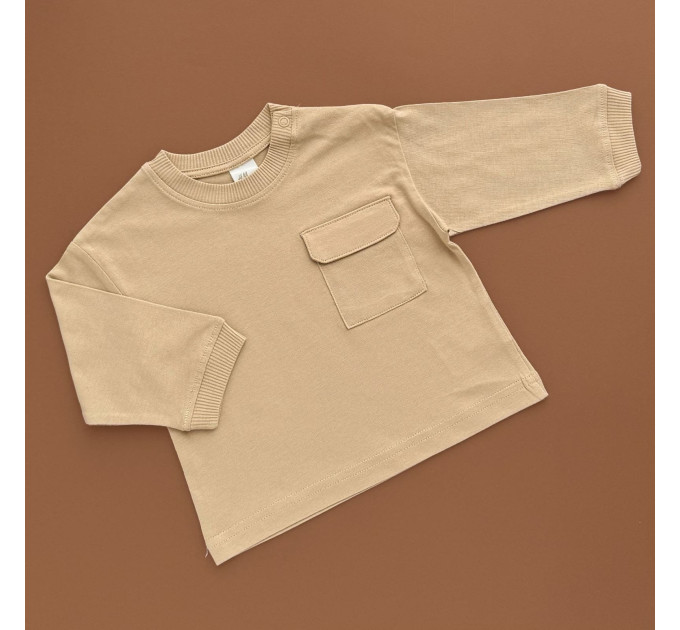 Реглан H&M, бежевий/карман