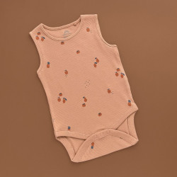 Боді-маєчка Next з коротким рукавом, коричневий/фрукти