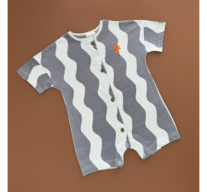 Пісочник Next, сірий/полоска хвиля