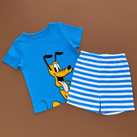 Піжама George Футболка з шортами, синій/Disney Mickey & Friends