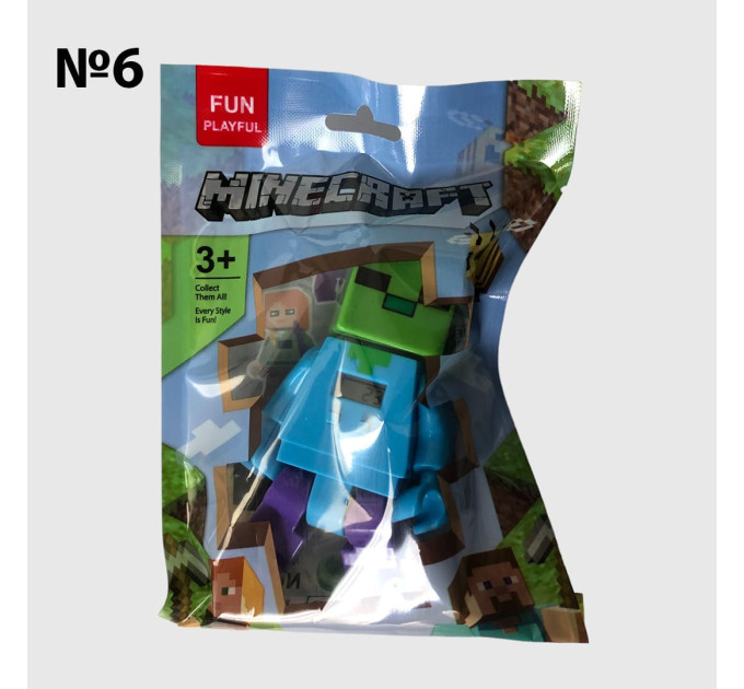 Іграшка фігурка Майнкрафт minecraft з вбудованим годинником 86013 (16/2)