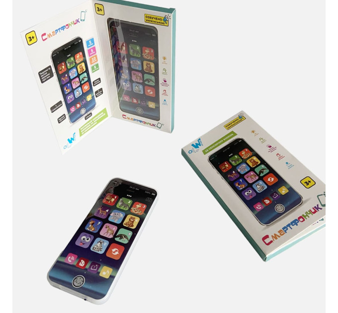 Іграшковий телефон WToys Музичний телефон з озвучуванням українською мовою TK - 11206 (60)