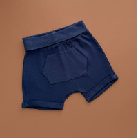 Шорти H&M, темно-синій спереду кармани