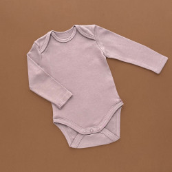 Боді C&A з довгим рукавом, пудровий