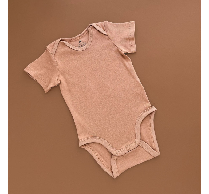 Боді H&M короткий рукав, коричневий