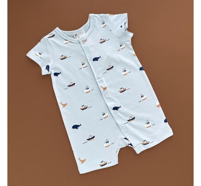Пісочник H&M, блакитний/кораблики, морські жителі