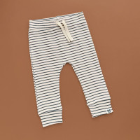 Штани George, бежевий/графітова полоска рубчик