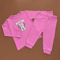 Піжама George, реглан з штанами, рожевий/Міні Маус